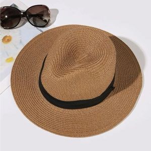 Adjustable Straw Sun Hat /Beach Fedora